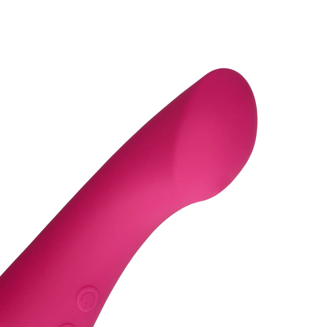 Loveline Ultraweicher doppelseitiger Zauberstab-Vibrator aus Silikon - Prestone Pink