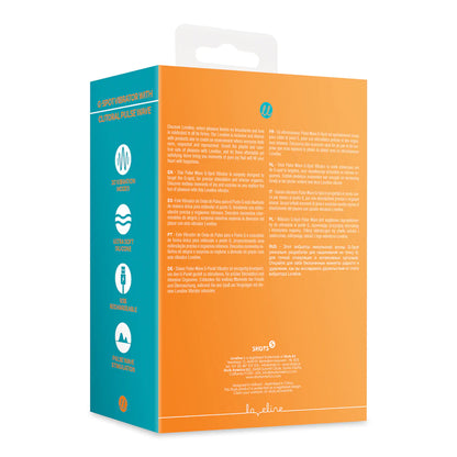 Loveline G-Punkt-Vibrator mit Klitoris-Pulswelle Untamed Orange