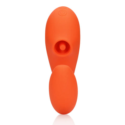 Loveline G-Punkt-Vibrator mit Klitoris-Pulswelle Untamed Orange
