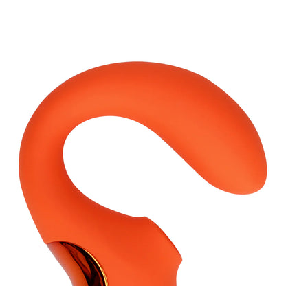 Loveline G-Punkt-Vibrator mit Klitoris-Pulswelle Untamed Orange