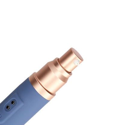 Loveline Reisevibrator mit Gleitmittelfach und Pumpe
