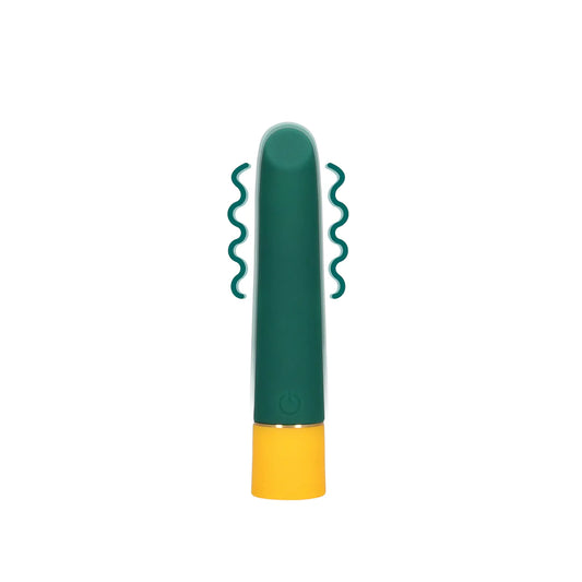 Loveline Glatter Mini-Vibrator mit USB-Ladegerät - Ancient Sea
