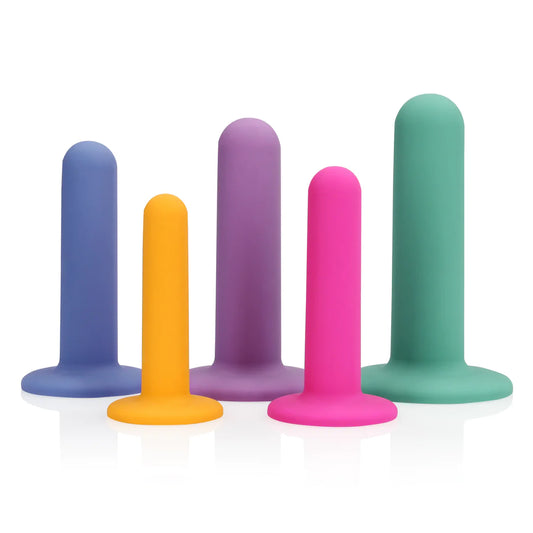 Loveline Silikon-Vagina-Dilatator-Set - Mehrfarbig