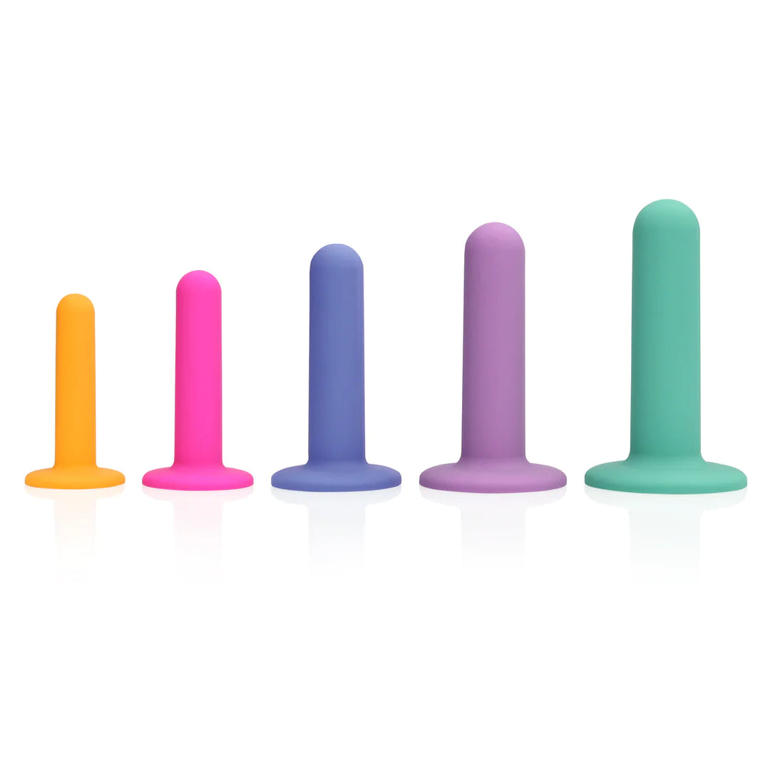 Loveline Silikon-Vagina-Dilatator-Set - Mehrfarbig