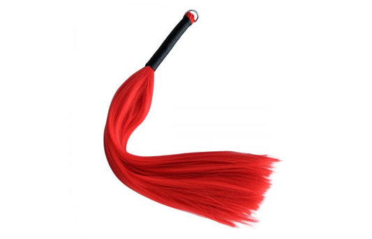 Hair Whip Red Synthetic