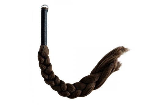 Hair Whip Brown Synthetic